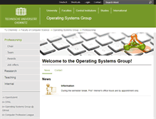 Tablet Screenshot of osg.informatik.tu-chemnitz.de