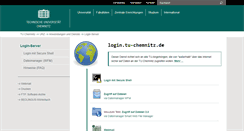 Desktop Screenshot of login.tu-chemnitz.de