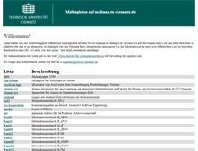 Tablet Screenshot of mailman.tu-chemnitz.de